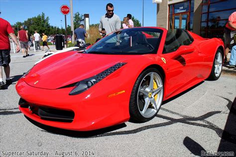 Red Ferrari 458 Spider - BenLevy.com