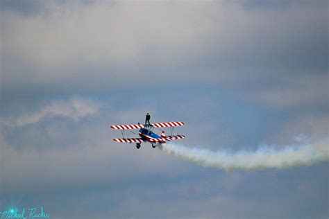 Wing Walking Aerobatics Photograph by Michael Rucker - Fine Art America