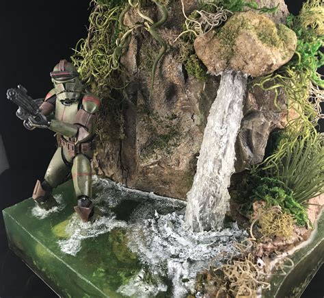 Custom Republic Marine and diorama Star Wars Clone Wars, Star Wars Art ...