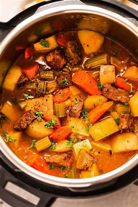 Instant Pot Beef Stew (One Pot Pressure Cooker) + VIDEO - Life Made Sweeter