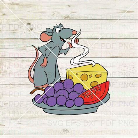 Remy Ratatouille Svg Silhouette - Etsy