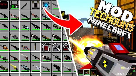 [B!] Techguns Mod (1.12.2, 1.7.10) - Guns, Worldgen, NPCs, Machines