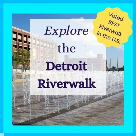 Detroit RiverWalk Guide: Riverfront Trail - My Michigan Beach and Travel