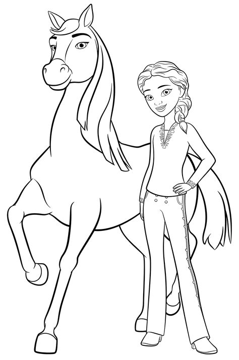 Printable Spirit Horse Coloring Pages - Printable World Holiday