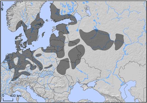 Map of the Corded Ware culture. Redrawn from Müller et al [2], with... | Download Scientific Diagram