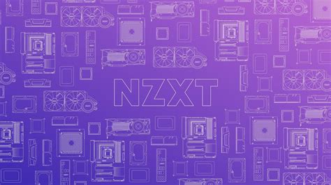 NZXT Purple 4K Wallpaper