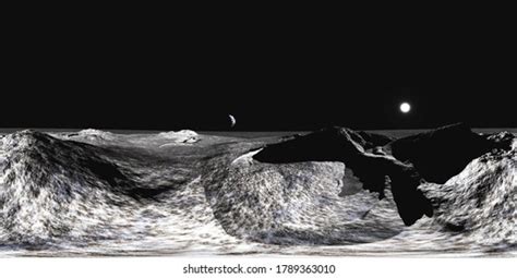 Moon Surface Hdri Environment Map Round Stock Illustration 1789363010 ...