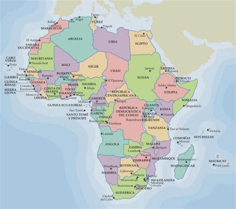 Países y capitales del mundo por continentes - ¡Fácil!