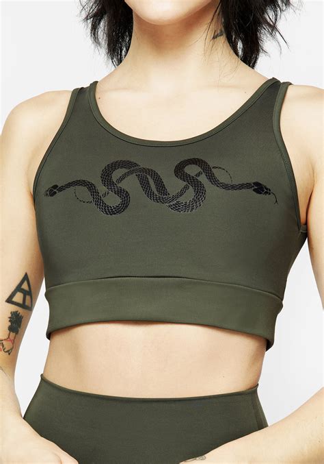 Venin Snake Racerback Athleisure Bra – Disturbia