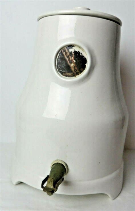 Antique Quack Medicine Radium Ore Revigator Stoneware Water Crock | #3785083450