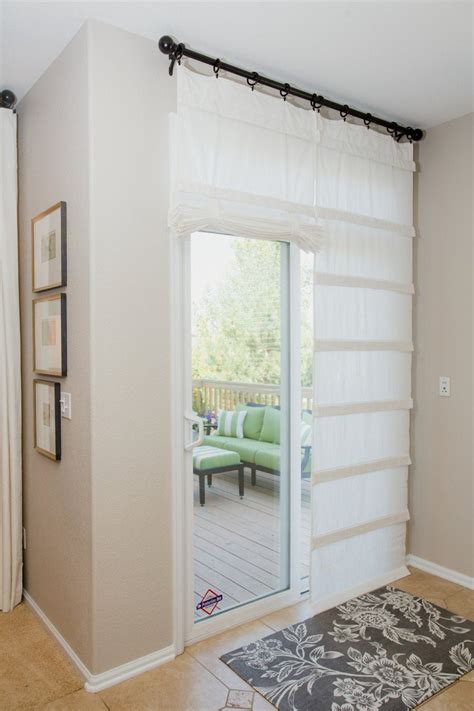 Off White Sliding Glass Door Curtain Shade per Panel - Etsy