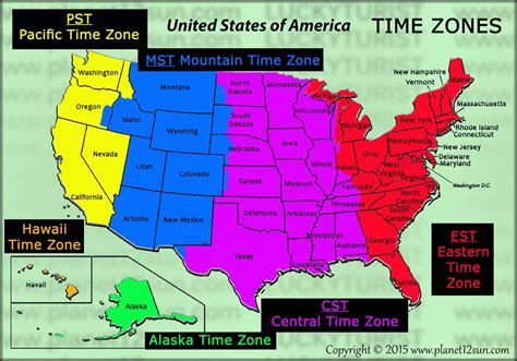 Download Usa Map Time Zones States Free Images - Www