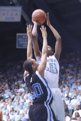 UNC Women's Basketball Team | UNC vs. Duke - Jessica Breland… | Flickr