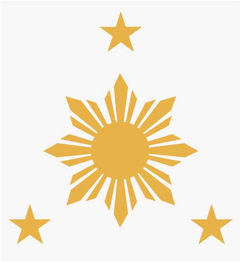 Philippine Flag Sun And Stars Hd Png Download Transparent Png Image ...