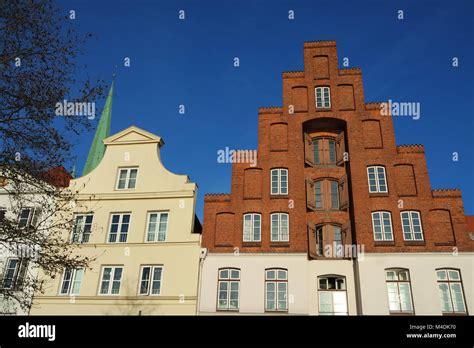 Old Town Architecture in Luebeck Stock Photo - Alamy