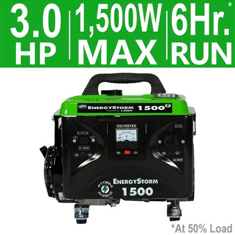 LIFAN Energy Storm 1,200-Watt Gasoline Powered Portable Generator ...