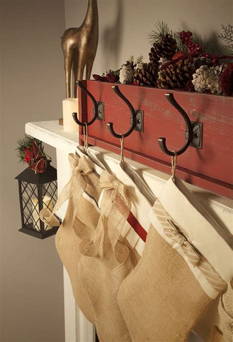 6 Weeks of Holiday DIY : Week 1 - DIY Stocking Hangers | Decorating Your Small Space