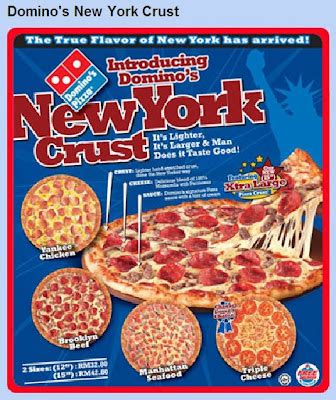 Food Promotions': Domino's New York Crust