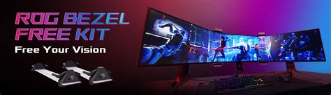 Bezel Free Kit Compatible | Gaming monitors｜ROG - Republic of Gamers｜ROG Canada