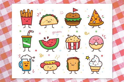 Food Doodle Toolkit (51988) | Characters | Design Bundles