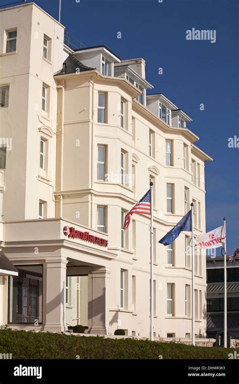 Marriott Highcliff hotel at Bournemouth Stock Photo - Alamy