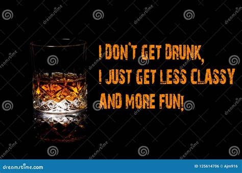 Whiskey Funny Meme, I Don`t Get Drunk I Just Get More Fun, Cool. Stock ...