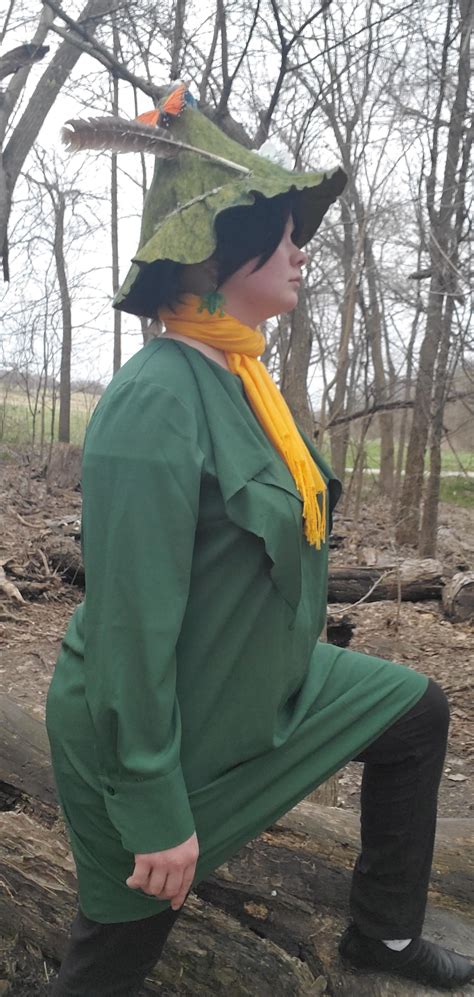 I finished my snufkin cosplay today!!!! I'm really proud of it!! : r ...