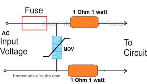 AC 220V/120V Mains Surge Protector Circuits – Homemade Circuit Projects