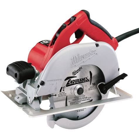 FREE SHIPPING — Milwaukee (Corded) Circular Saw — Left Blade, 15 Amps, 7 1/4in., Model# 6391-21 ...