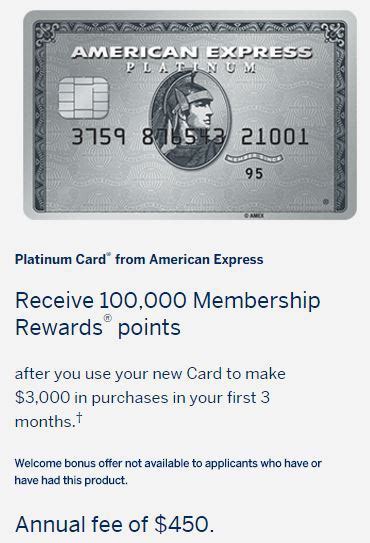 100,000 Point Amex Platinum Signup Bonus | Rewards & Credit Cards