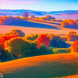 show me an autumn landscape in chifeng2c inner mong - Image Creator in Bing