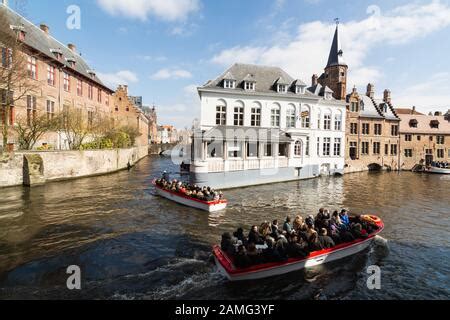 Canal cruise, Bruges, Belgium, Europe Stock Photo: 32446736 - Alamy