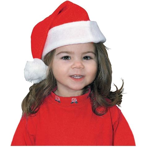 Toddler Santa Hat Kids Red Stocking Cap Christmas Costume Accessory Xmas Gift - Hats