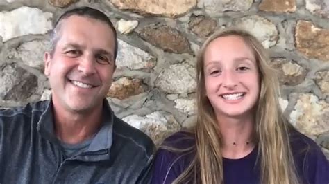 John Harbaugh and his daughter share backyard lax drills - ESPN Video