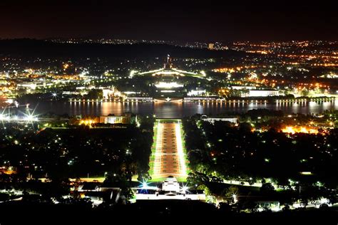 City of Canberra by night | Taken on a recent trip to Canber… | Flickr