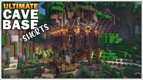 The Ultimate Minecraft Cave Base #Shorts - YouTube