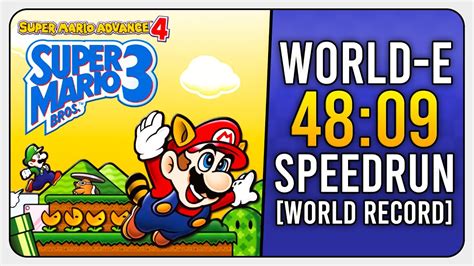 [WR] Super Mario Advance 4 - world-e Speedrun in 48:09 - YouTube