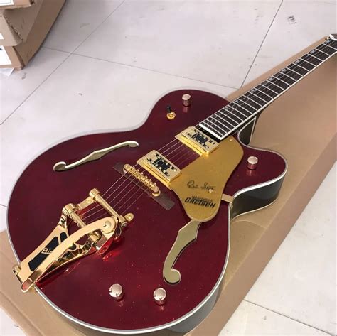 Vicers Top Quality Jazz Electric Guitar ,red guitar, electric guitar Hollow Body,Jazz Guitar ...