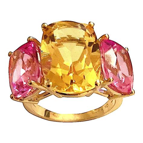 H. Stern Topaz Citrine Rio Grande Yellow Gold Ring at 1stDibs