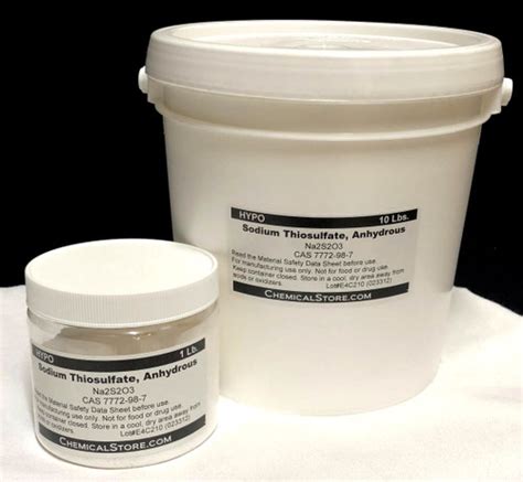 Sodium Thiosulfate, Pentahydrate - ScienceKitStore.com