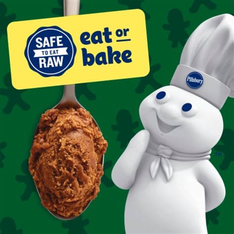 Pillsbury Ready to Bake Limited Edition Gingerbread Cookie Dough, 30 oz - Fry’s Food Stores