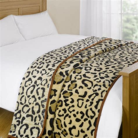 Animal Print Faux Fur Large Mink Throw Soft Warm Luxury Fleece Bed Sofa Blanket | eBay