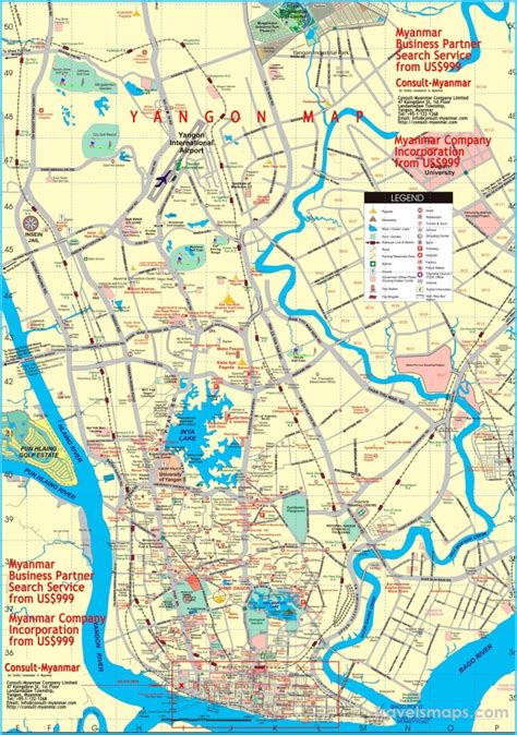 Where is Yangon Myanmar? | Yangon Myanmar Map | Map of Yangon Myanmar ...