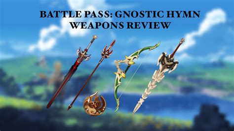 Battle Pass Weapons Guide and Recommended Characters