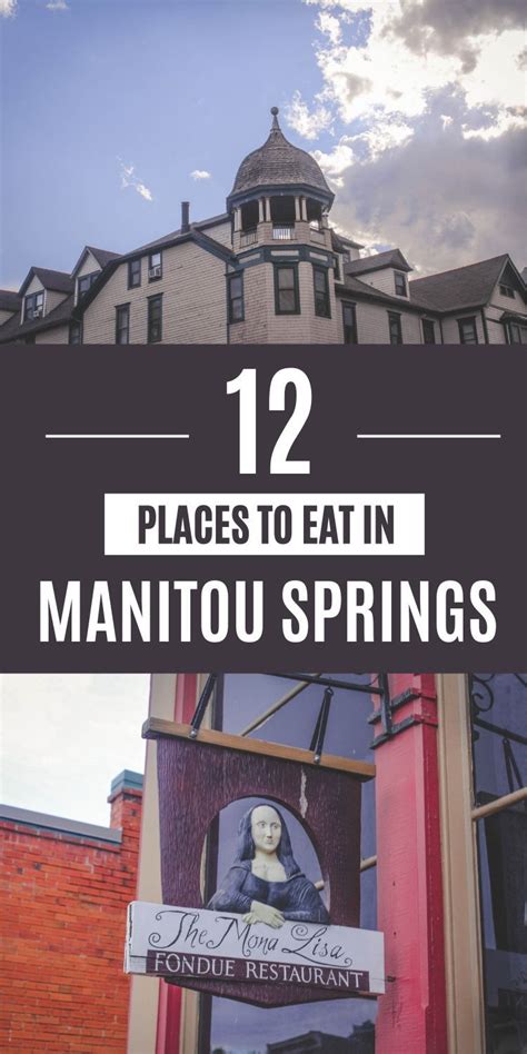 12 Best Restaurants In Manitou Springs | Colorado springs restaurants ...