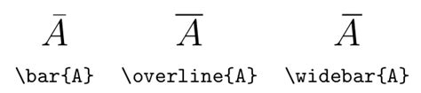 [Tex/LaTex] Double Bar/Overline – Math Solves Everything