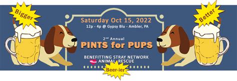 Pints and Pups – Stray network dog rescue