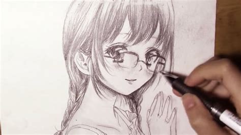 Easy Cute Anime Boy With Glasses Drawing / Glasses on a male character often denote a cultured ...