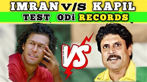 Imran Khan vs Kapil Dev Batting Comparison | Kapil Dev vs Imran Khan ...