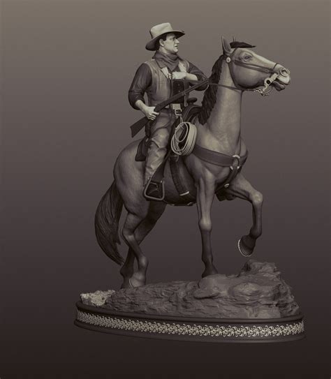 Danko artstation - John Wayne 1:6 Statue